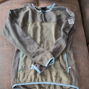 Burton Brown and Light Blue Pullover